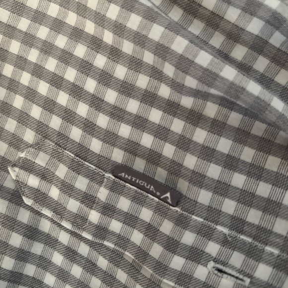 Tampa Bay Buccaneers Antigua Gray White Check 2XL Red BUCS LOGO LSleeve FBALL EC - Picture 6 of 10